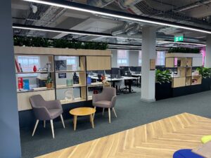 Commercial Painting and Decorating in Office